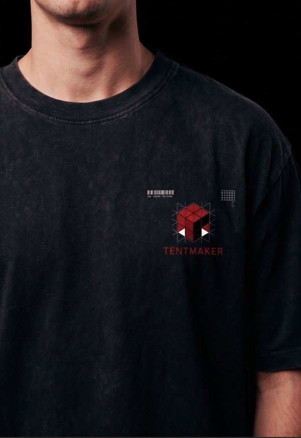 Work Is Worship tee, front